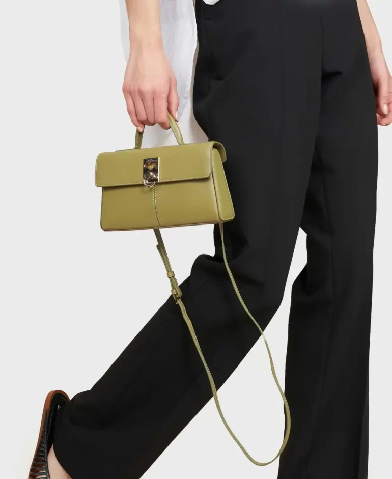 Cafune Crossbody Women Stance Wallet - Artichoke - Image 5
