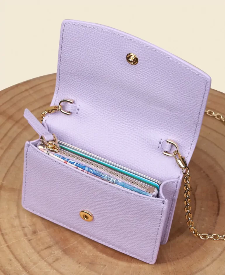 Cafune Mini Bag Double-C Cardholder - Lilac Women - Image 4