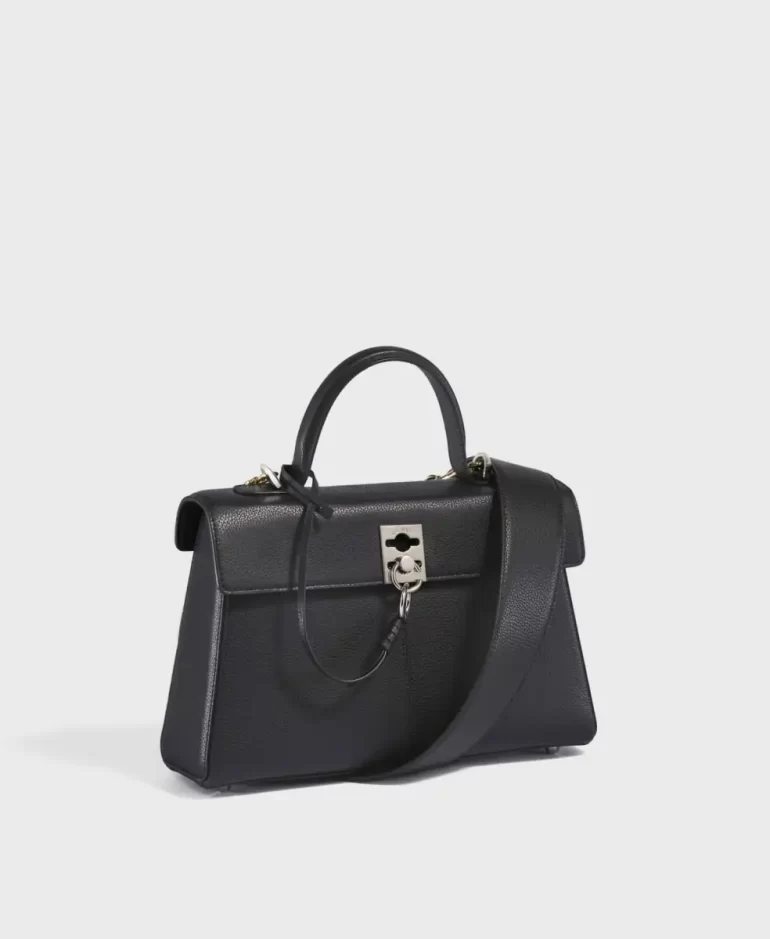 Cafune Wide Shoulder Strap - Black Shoulder Strap Women - Image 4