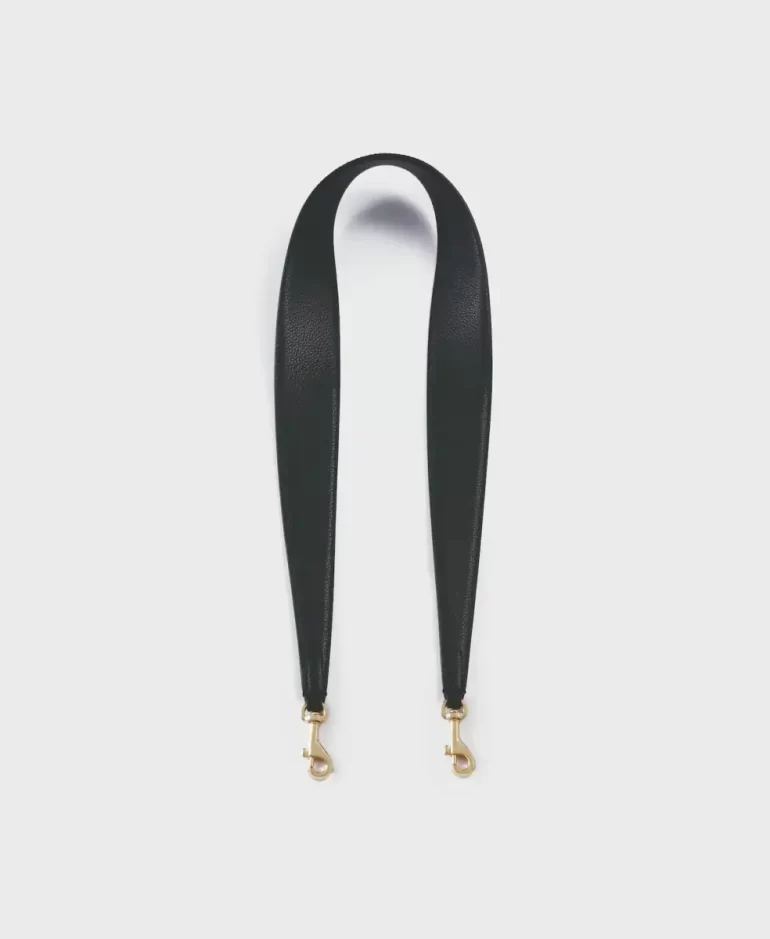 Cafune Wide Shoulder Strap - Black Shoulder Strap Women