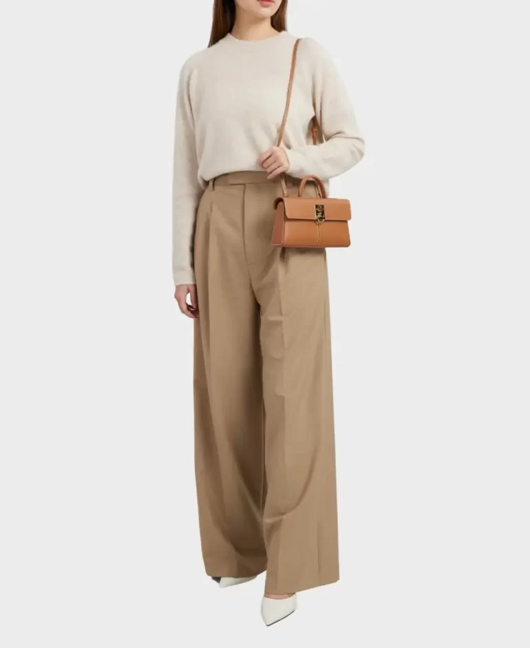 Cafune Women Crossbody Stance Wallet - Chestnut - Image 2