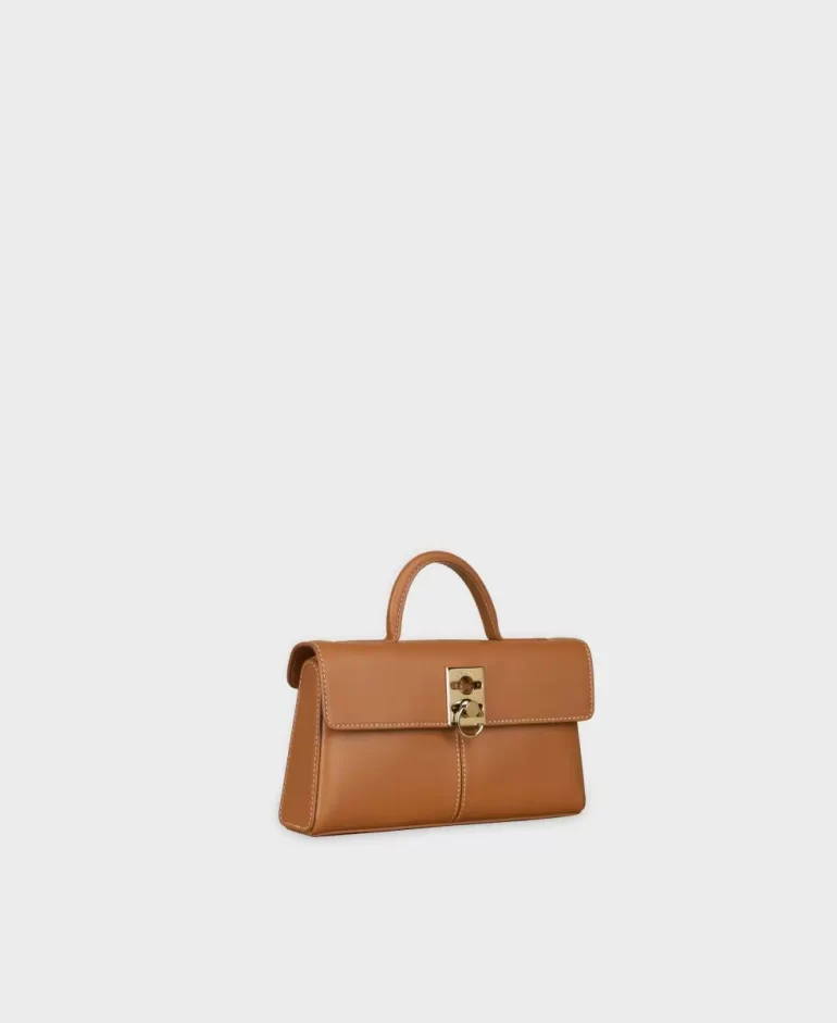Cafune Women Crossbody Stance Wallet - Chestnut