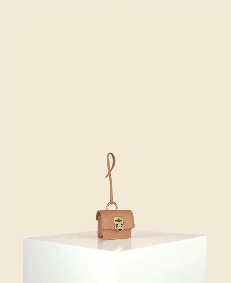Cafune Women Stance Pod Airpods Case - Camel Mini Bag