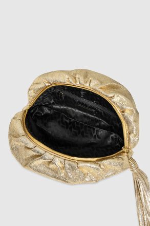 Champagne Ruched Clutch Clutch Women Rebecca Minkoff - Image 3