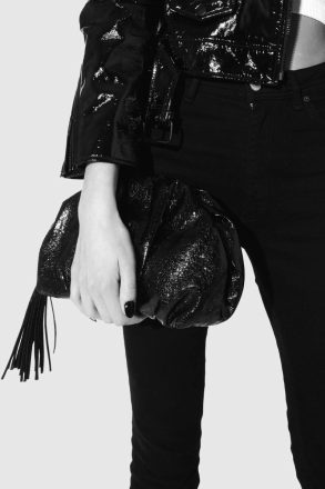 Champagne Ruched Clutch Clutch Women Rebecca Minkoff - Image 5