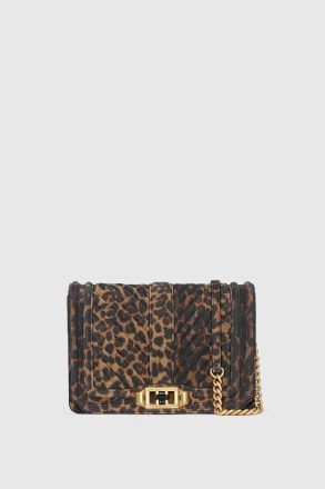 Chevron Quilted Small Love Crossbody Rebecca Minkoff Women Leopard Crossbody Bag