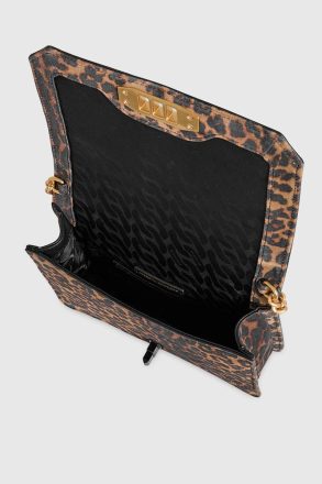 Chevron Quilted Small Love Crossbody Rebecca Minkoff Women Leopard Crossbody Bag - Image 3