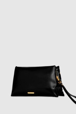 Clutch Black-Antique-Brass Rebecca Minkoff Women Heart Stud Quilt Pillow Clutch - Image 2