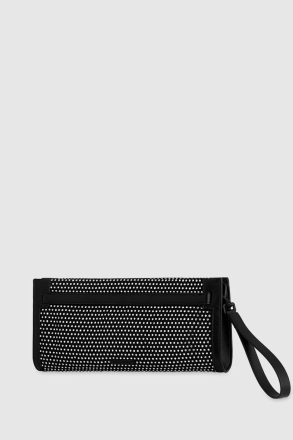 Clutch Black Women Rebecca Minkoff Curb Link Clutch With Crystals - Image 2
