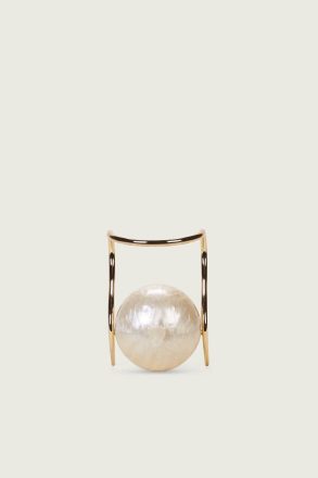 Clutches Pearl Bag - Ivory Ivory Women Cult Gaia