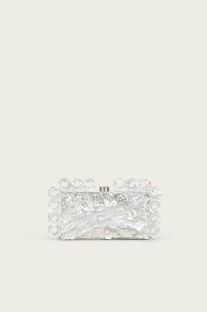 Clutches Silver Women Harlow Clutch - Silver Cult Gaia
