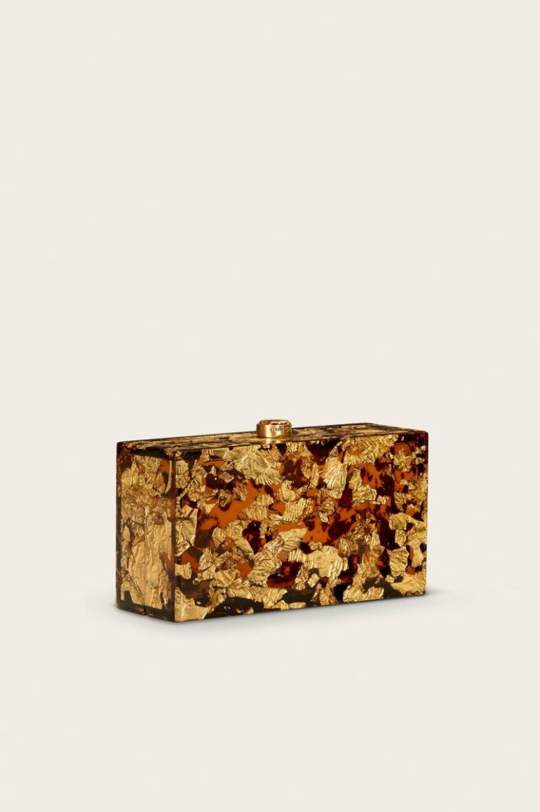 Clutches Women Cult Gaia Ela Clutch - Shiny Brass Shiny Brass - Image 2