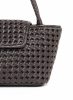 Courrier Elleme Dark Brown Courrier Tote Woven Leather Dark Brown Women - Image 4