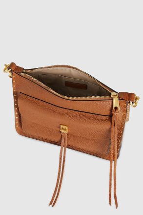 Crossbody Bag Caramello Women Rebecca Minkoff Darren Signature Shoulder Bag - Image 3