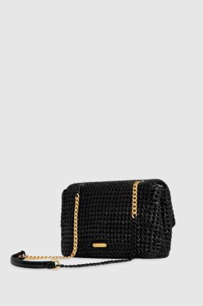 Crossbody Bag Edie Woven Medium Crossbody Women Rebecca Minkoff Black-Multi - Image 2