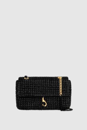 Crossbody Bag Edie Woven Medium Crossbody Women Rebecca Minkoff Black-Multi