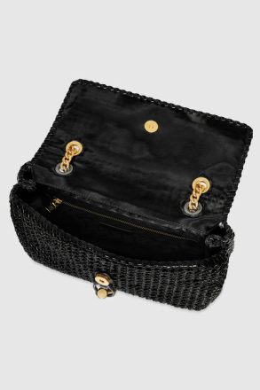 Crossbody Bag Edie Woven Medium Crossbody Women Rebecca Minkoff Black-Multi - Image 3