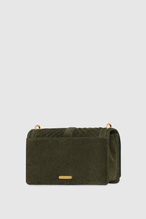 Crossbody Bag Moss Chevron Quilted Love Crossbody Rebecca Minkoff Women - Image 2