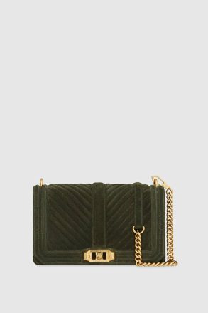 Crossbody Bag Moss Chevron Quilted Love Crossbody Rebecca Minkoff Women