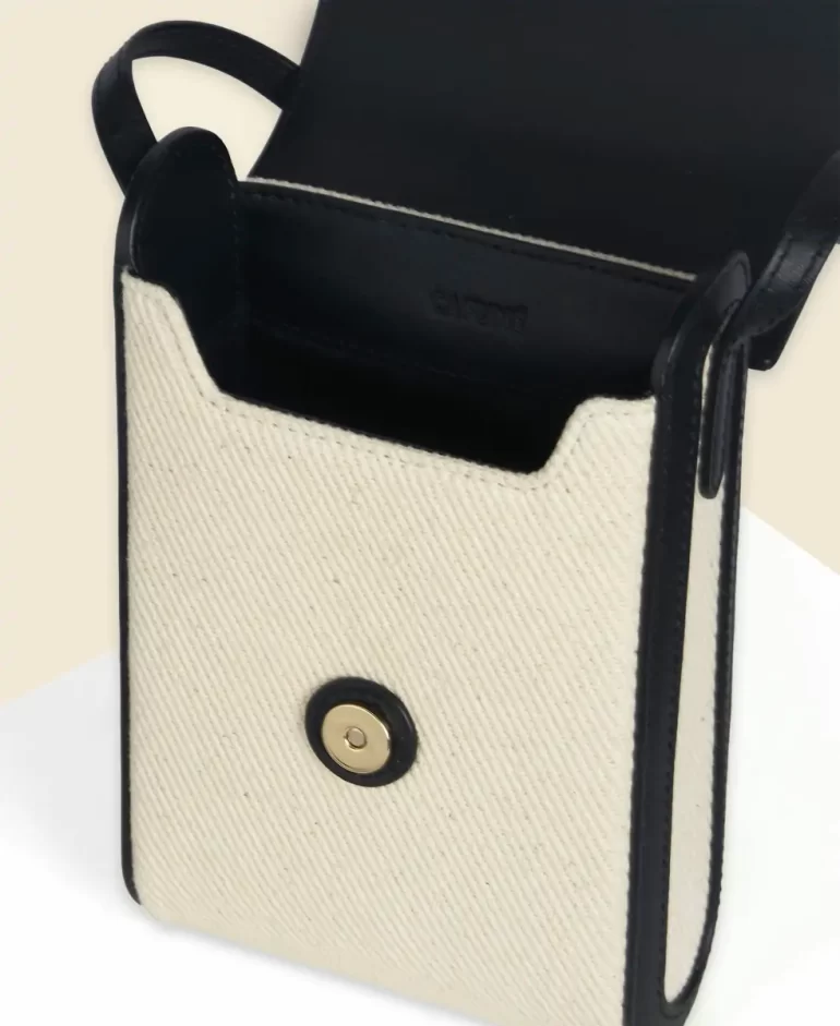 Crossbody Trunk Box - Canvas Women Cafune - Image 4