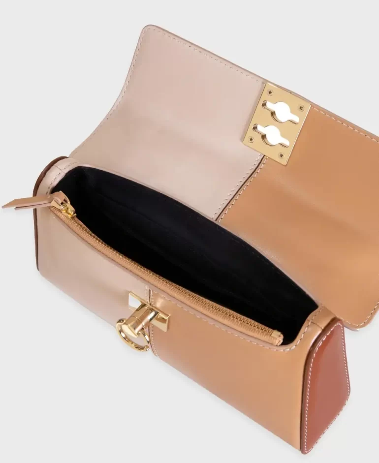 Crossbody Women Cafune Stance Wallet - Camel/Umber - Image 4