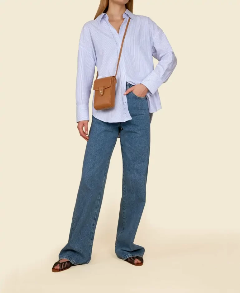 Crossbody Women Trunk Box - Chestnut Cafune - Image 2