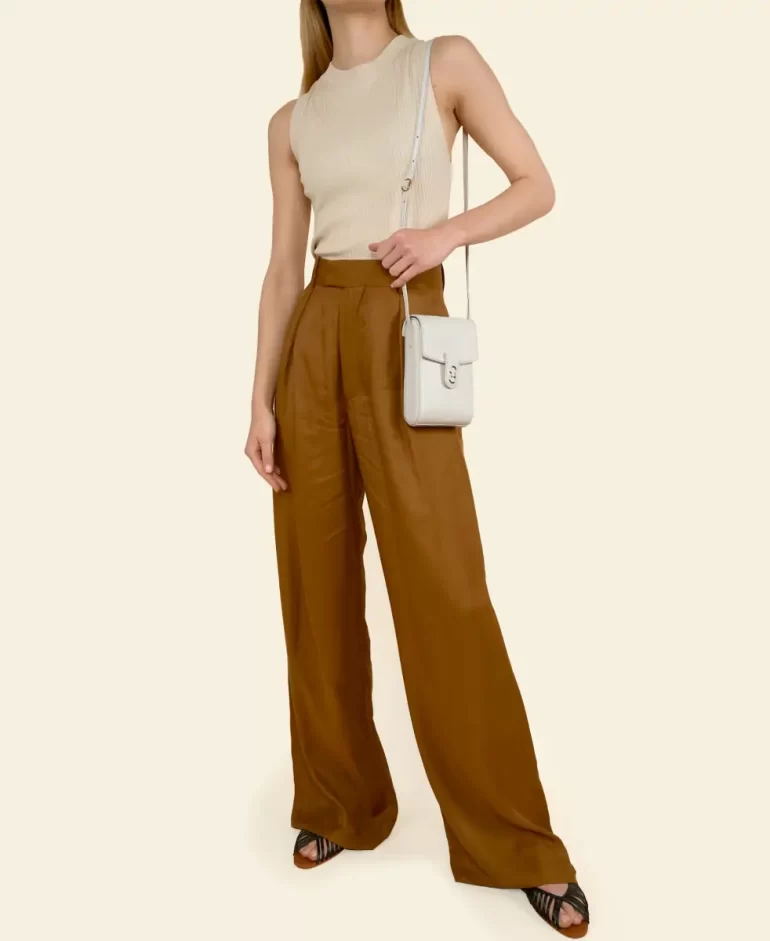 Crossbody Women Trunk Box - White Cafune - Image 2
