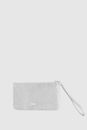 Crystal Wristlet Women Wristlet Rebecca Minkoff Silver - Image 2