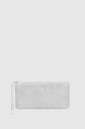Crystal Wristlet Women Wristlet Rebecca Minkoff Silver