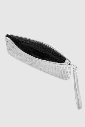 Crystal Wristlet Women Wristlet Rebecca Minkoff Silver - Image 3