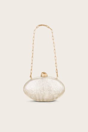 Cult Gaia Ivory Eviana Clutch - Ivory Women Clutches - Image 3