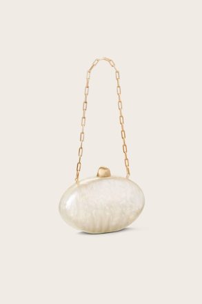 Cult Gaia Ivory Eviana Clutch - Ivory Women Clutches - Image 4