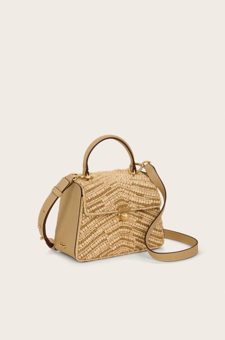 Cult Gaia Natural Wood Bead Multi Sybil Crossbody Bag - Natural Wood Bead Multi Women Crossbody Bags - Image 3