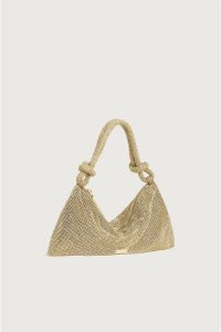 Cult Gaia Women Hera Nano Rhinestone Shoulder Bag - Sand Dollar Shoulder Bags Sand Dollar - Image 2