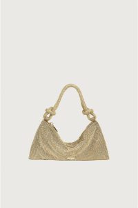 Cult Gaia Women Hera Nano Rhinestone Shoulder Bag - Sand Dollar Shoulder Bags Sand Dollar