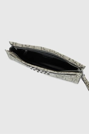 Curb Link Clutch Black-White Rebecca Minkoff Clutch Women - Image 3