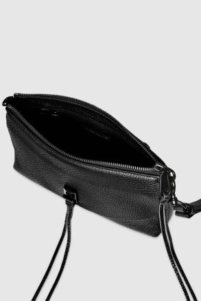Darren Top Zip Crossbody - Black Rebecca Minkoff Black-Black-Shellac Women Crossbody Bag - Image 3