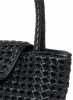 Default Title Courrier Tote Woven Leather Black-Pre Order Delivery In 3 Weeks Courrier Women Elleme - Image 4