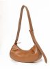 Dimple Women Cognac Elleme Dimple Moon Leather Cognac - Image 3