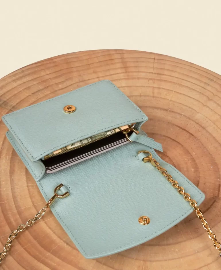 Double-C Cardholder - Mint Mini Bag Women Cafune - Image 4