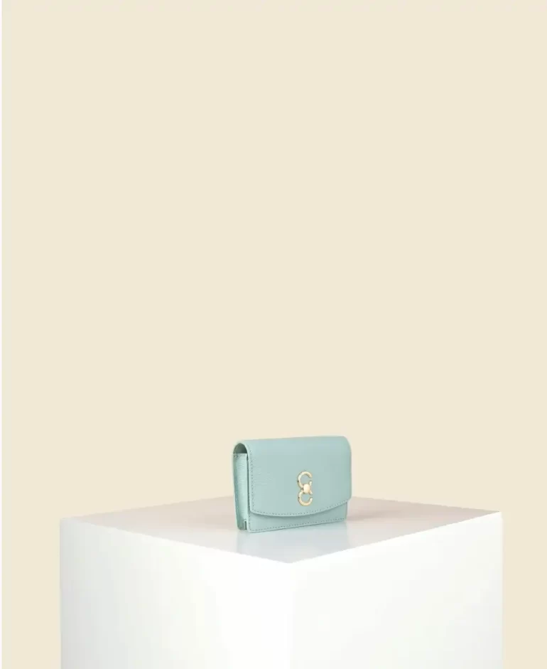 Double-C Cardholder - Mint Mini Bag Women Cafune