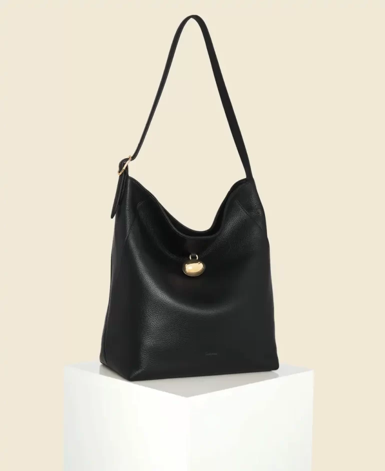 Drop Hobo - Black Shoulder Bag Women Cafune
