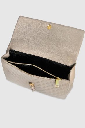 Edie Emboss Large Shoulder Oyster Shoulder Bag Rebecca Minkoff Women - Image 3