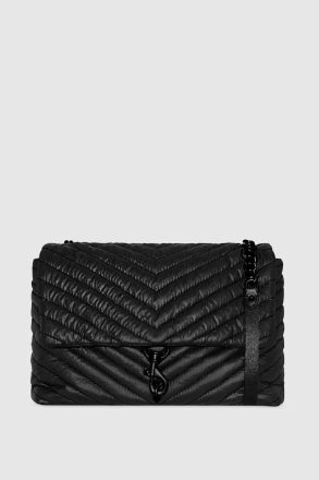 Edie Nylon Jumbo Shoulder Rebecca Minkoff Women Black Shoulder Bag