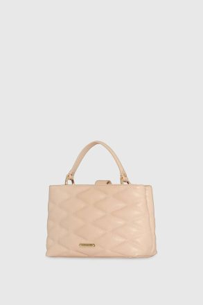 Edie Top Handle Satchel With Diamond Rebecca Minkoff Women Satchel Nude - Image 2