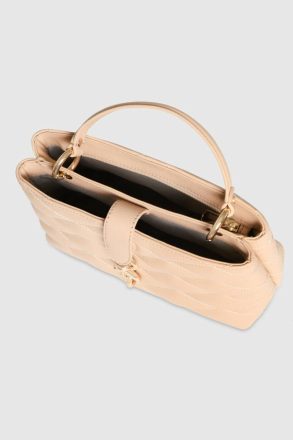 Edie Top Handle Satchel With Diamond Rebecca Minkoff Women Satchel Nude - Image 3