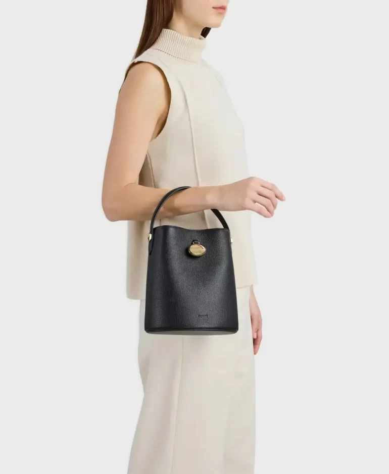 Egg Bucket - Black Women Cafune Shoulder Bag - Image 2