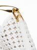 Elleme Boomerang Small Boomerang Woven Leather White - Gold - Pre Order Delivery In 3 Weeks White Women - Image 5