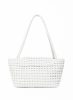 Elleme Courrier White Courrier Tote Woven Leather White Women - Image 4