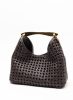 Elleme Dark Brown Boomerang Women Boomerang Woven Leather Dark Brown - Image 2